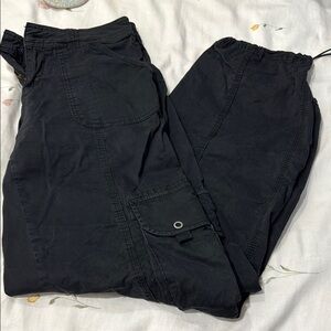 Garage Black Cargo Pants